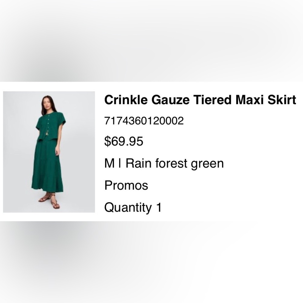 Gap A Line Skirt